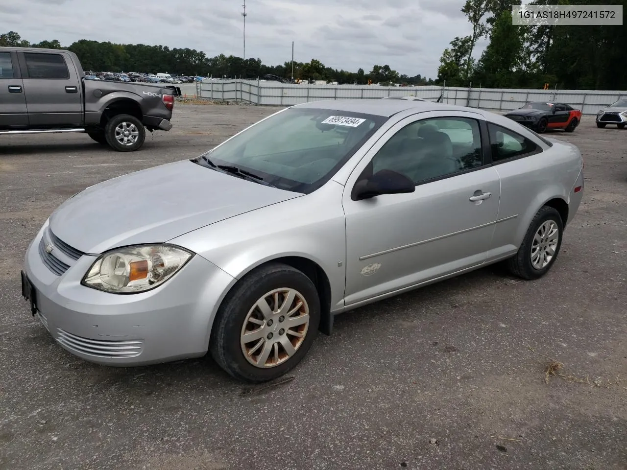 2009 Chevrolet Cobalt Ls VIN: 1G1AS18H497241572 Lot: 69973494