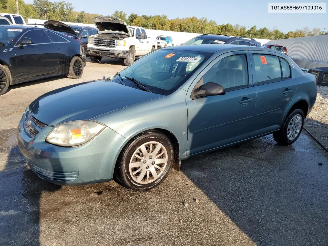 2009 Chevrolet Cobalt Ls VIN: 1G1AS58H697109016 Lot: 70167724