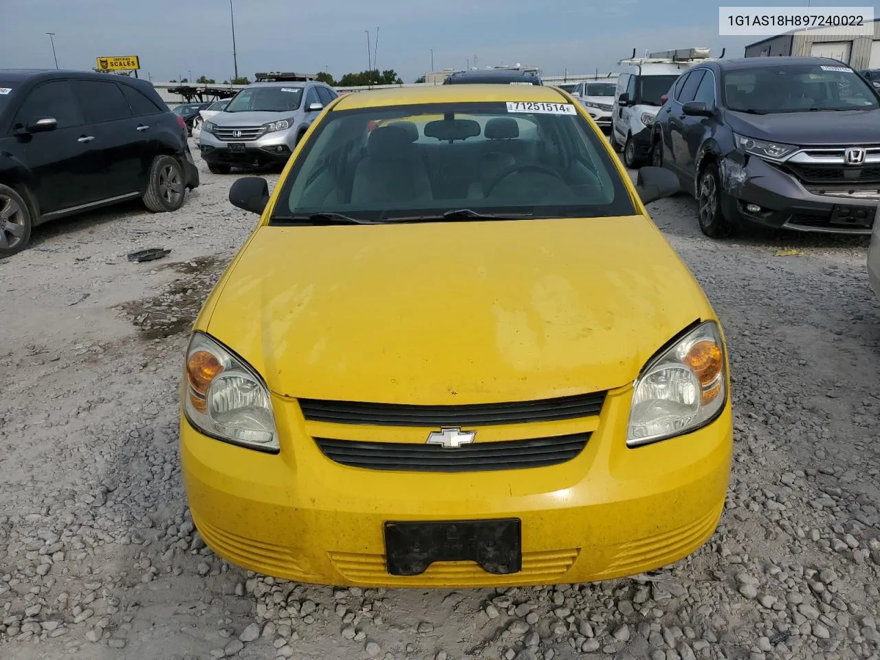 1G1AS18H897240022 2009 Chevrolet Cobalt Ls