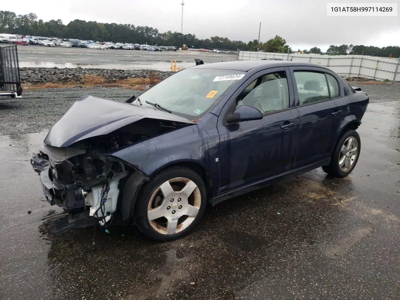 2009 Chevrolet Cobalt Lt VIN: 1G1AT58H997114269 Lot: 72749634