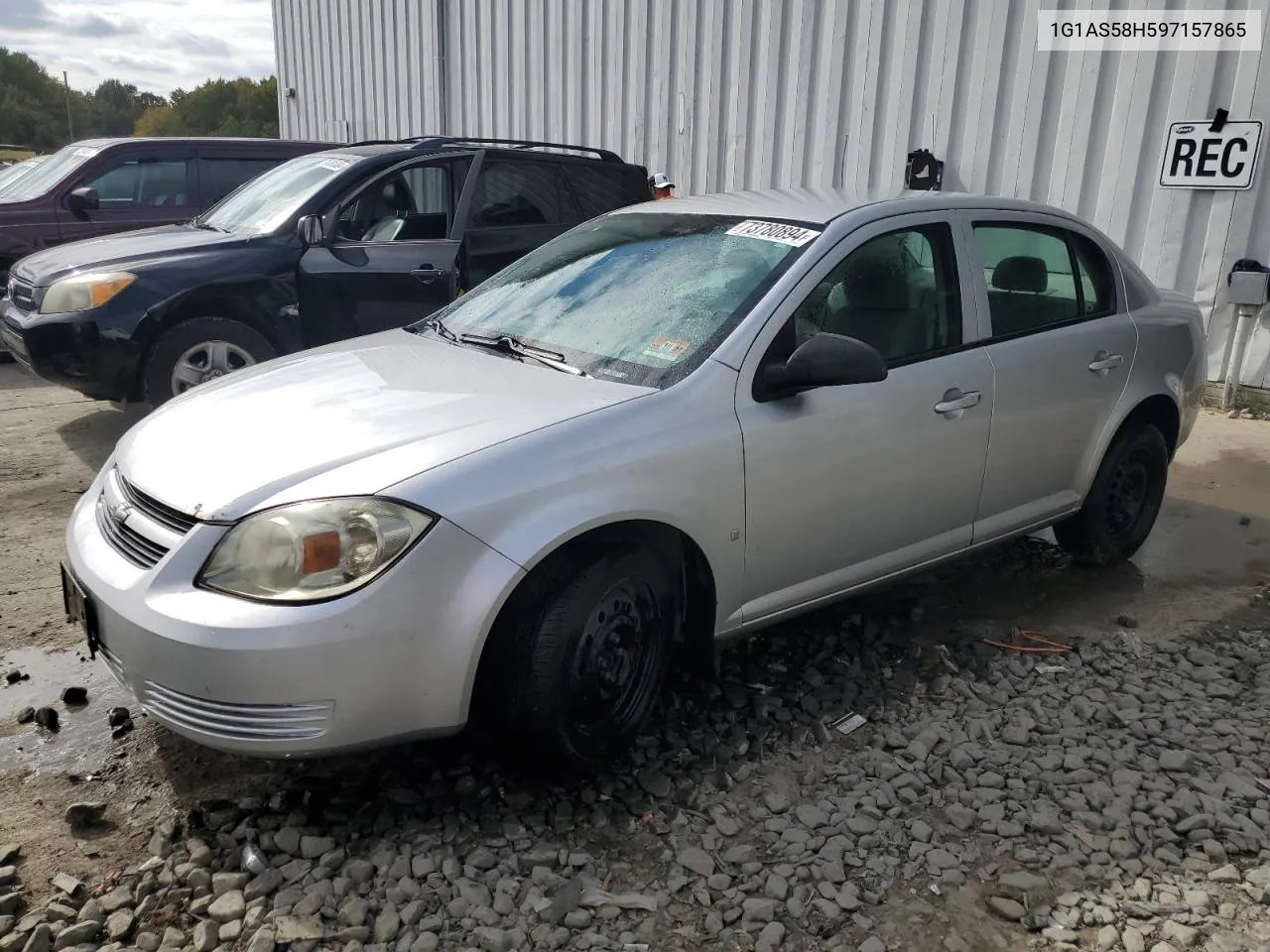 2009 Chevrolet Cobalt Ls VIN: 1G1AS58H597157865 Lot: 73780894