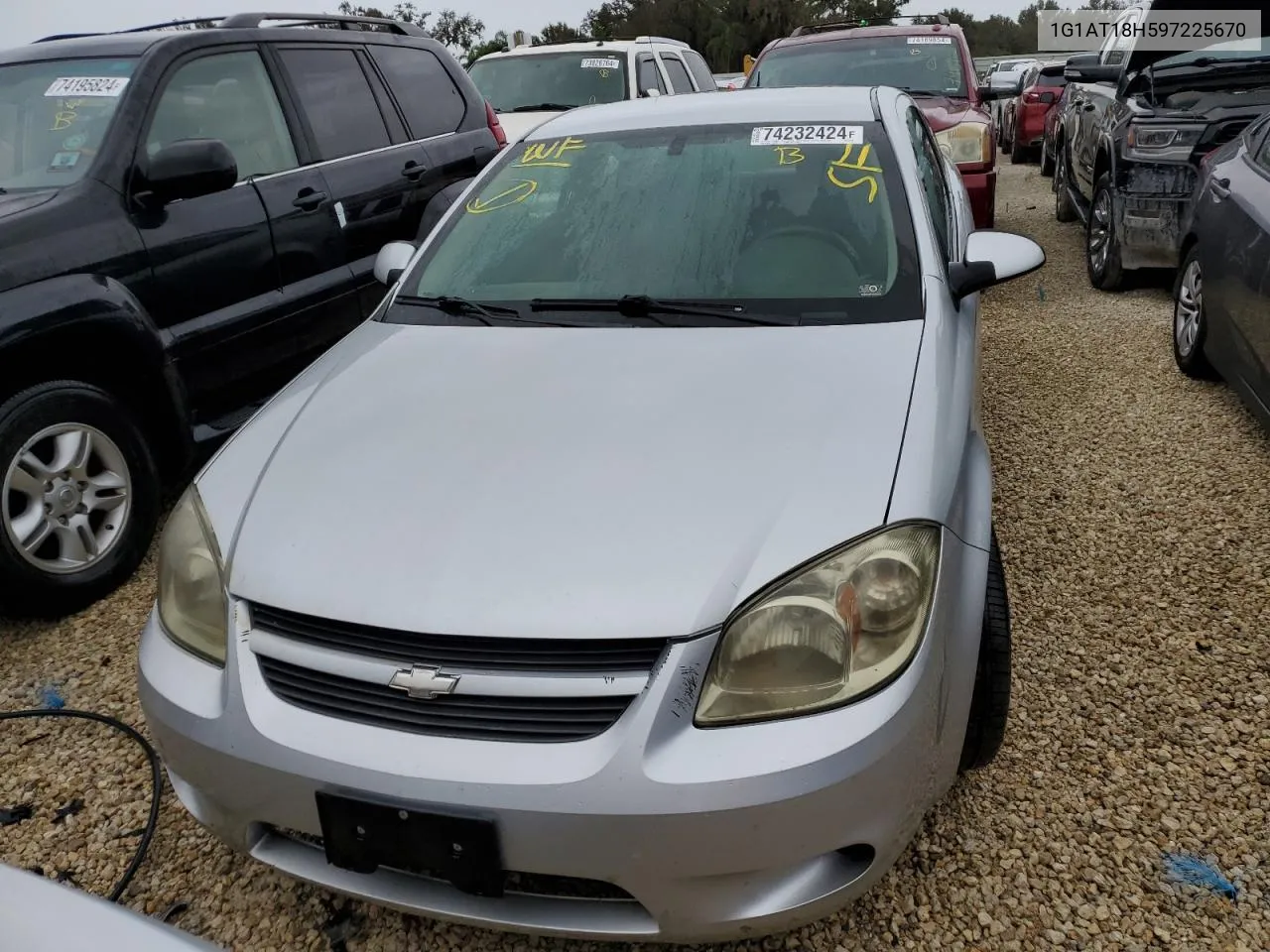 2009 Chevrolet Cobalt Lt VIN: 1G1AT18H597225670 Lot: 74232424