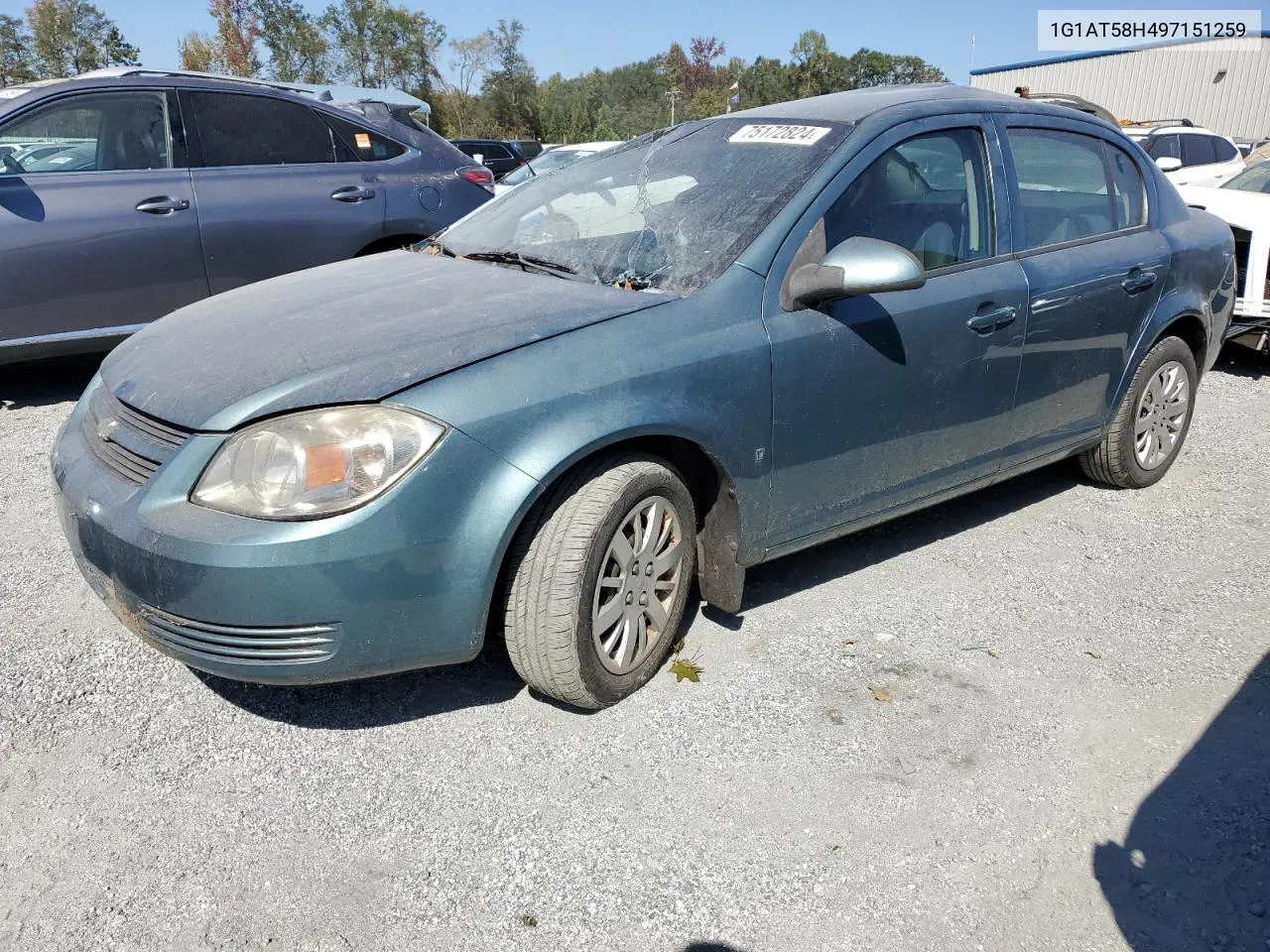 2009 Chevrolet Cobalt Lt VIN: 1G1AT58H497151259 Lot: 75172824