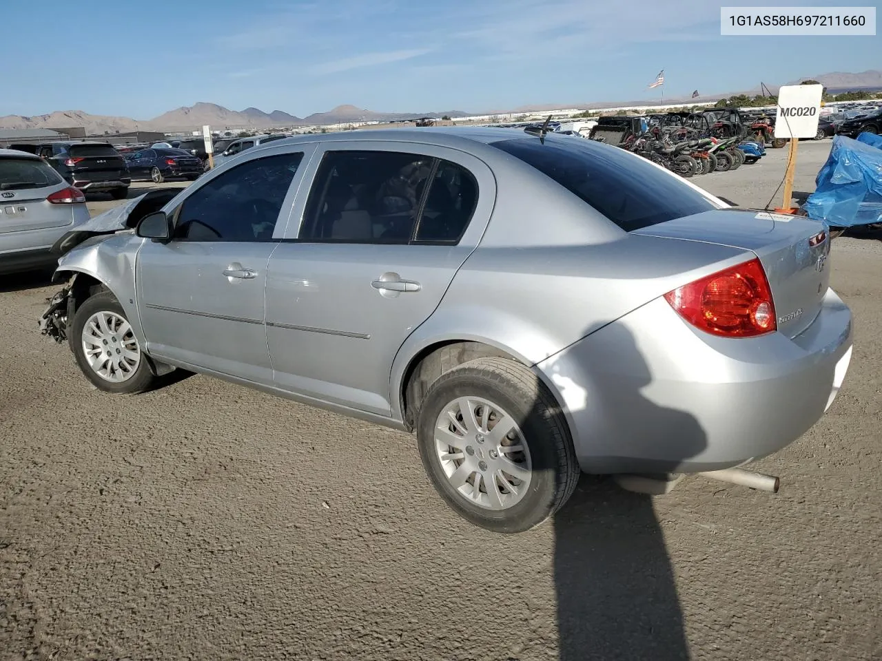 2009 Chevrolet Cobalt Ls VIN: 1G1AS58H697211660 Lot: 76482694