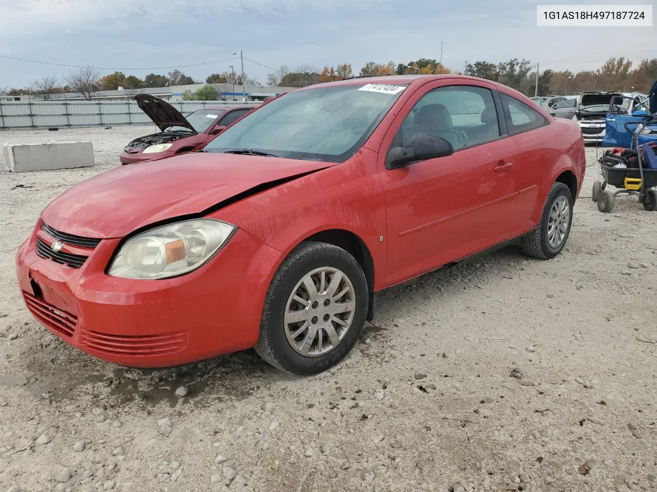 2009 Chevrolet Cobalt Ls VIN: 1G1AS18H497187724 Lot: 77412404