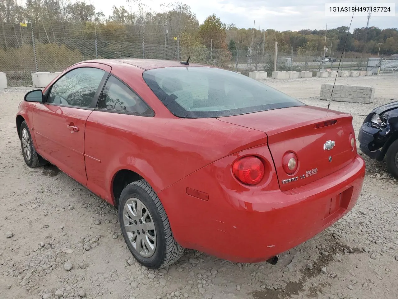 2009 Chevrolet Cobalt Ls VIN: 1G1AS18H497187724 Lot: 77412404