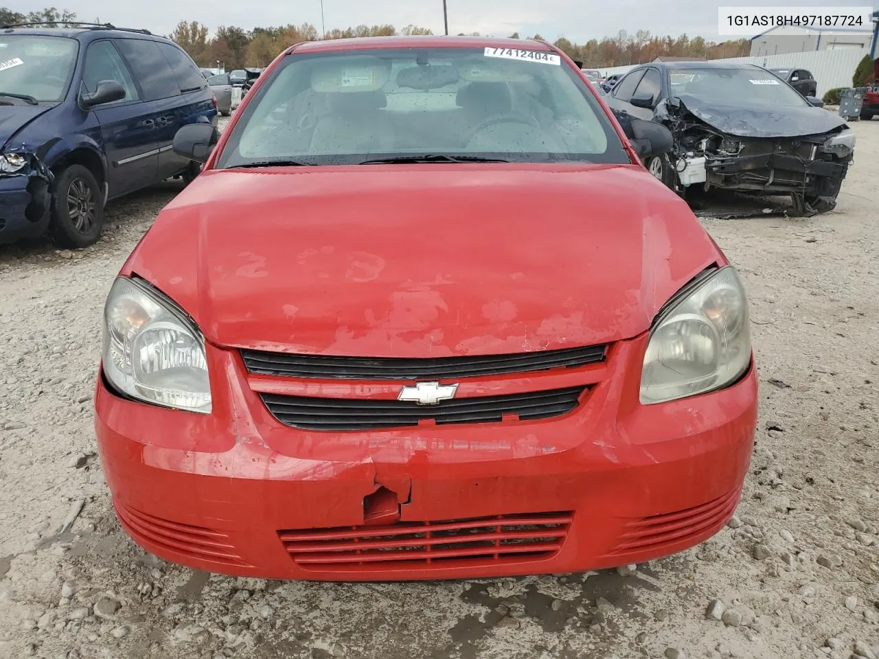 2009 Chevrolet Cobalt Ls VIN: 1G1AS18H497187724 Lot: 77412404