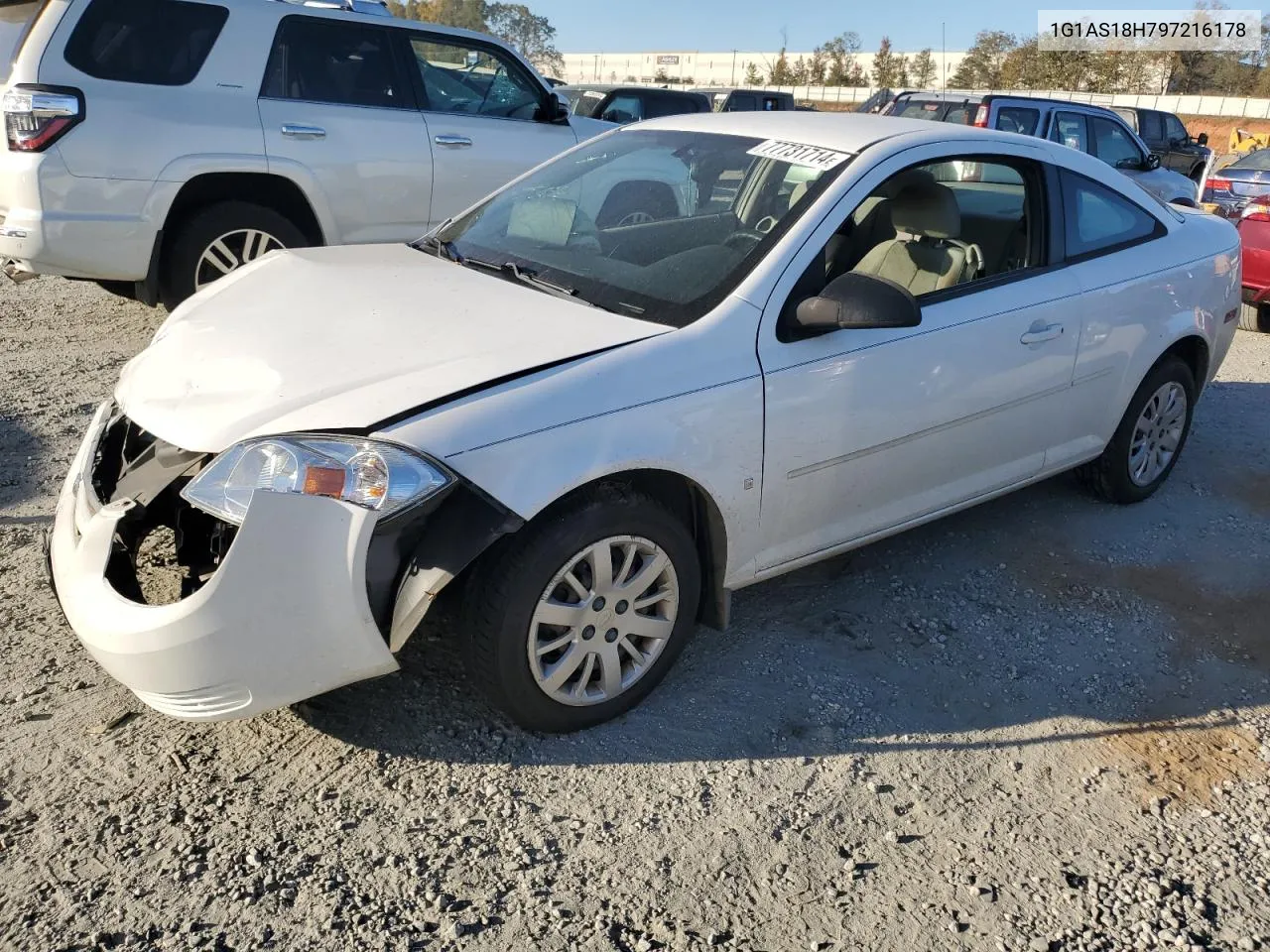 2009 Chevrolet Cobalt Ls VIN: 1G1AS18H797216178 Lot: 77731714