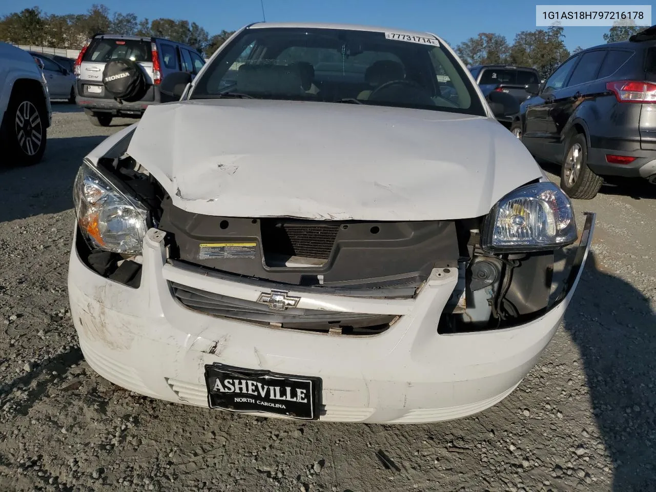 2009 Chevrolet Cobalt Ls VIN: 1G1AS18H797216178 Lot: 77731714