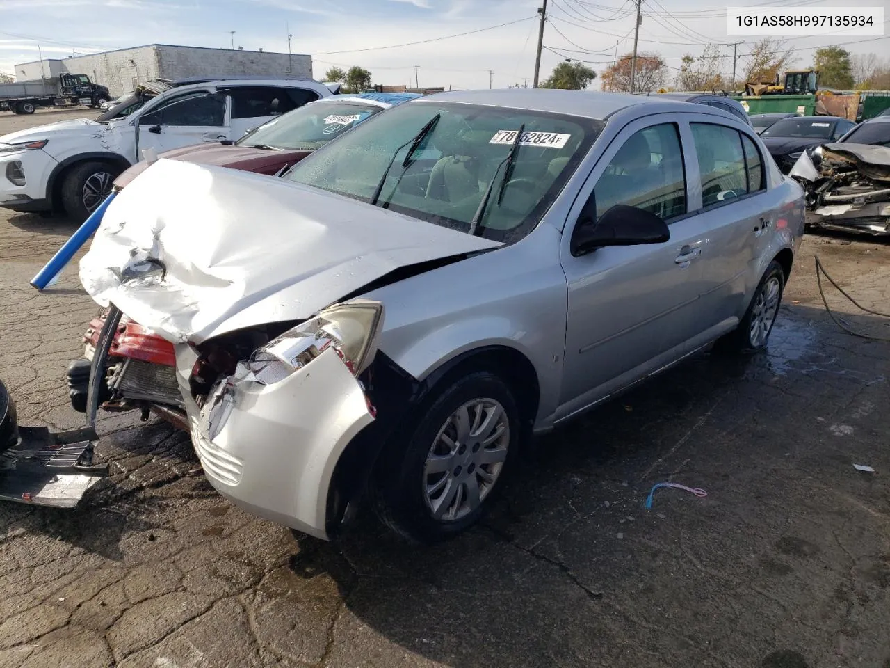 2009 Chevrolet Cobalt Ls VIN: 1G1AS58H997135934 Lot: 78152824