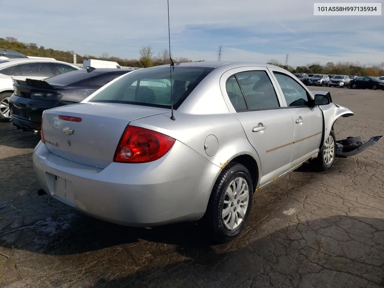 2009 Chevrolet Cobalt Ls VIN: 1G1AS58H997135934 Lot: 78152824