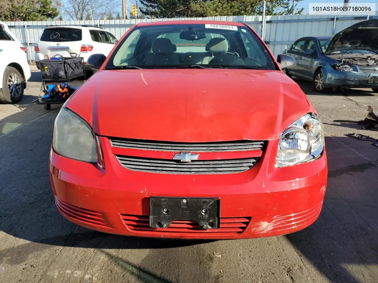 2009 Chevrolet Cobalt Ls VIN: 1G1AS18HX97180096 Lot: 78830094