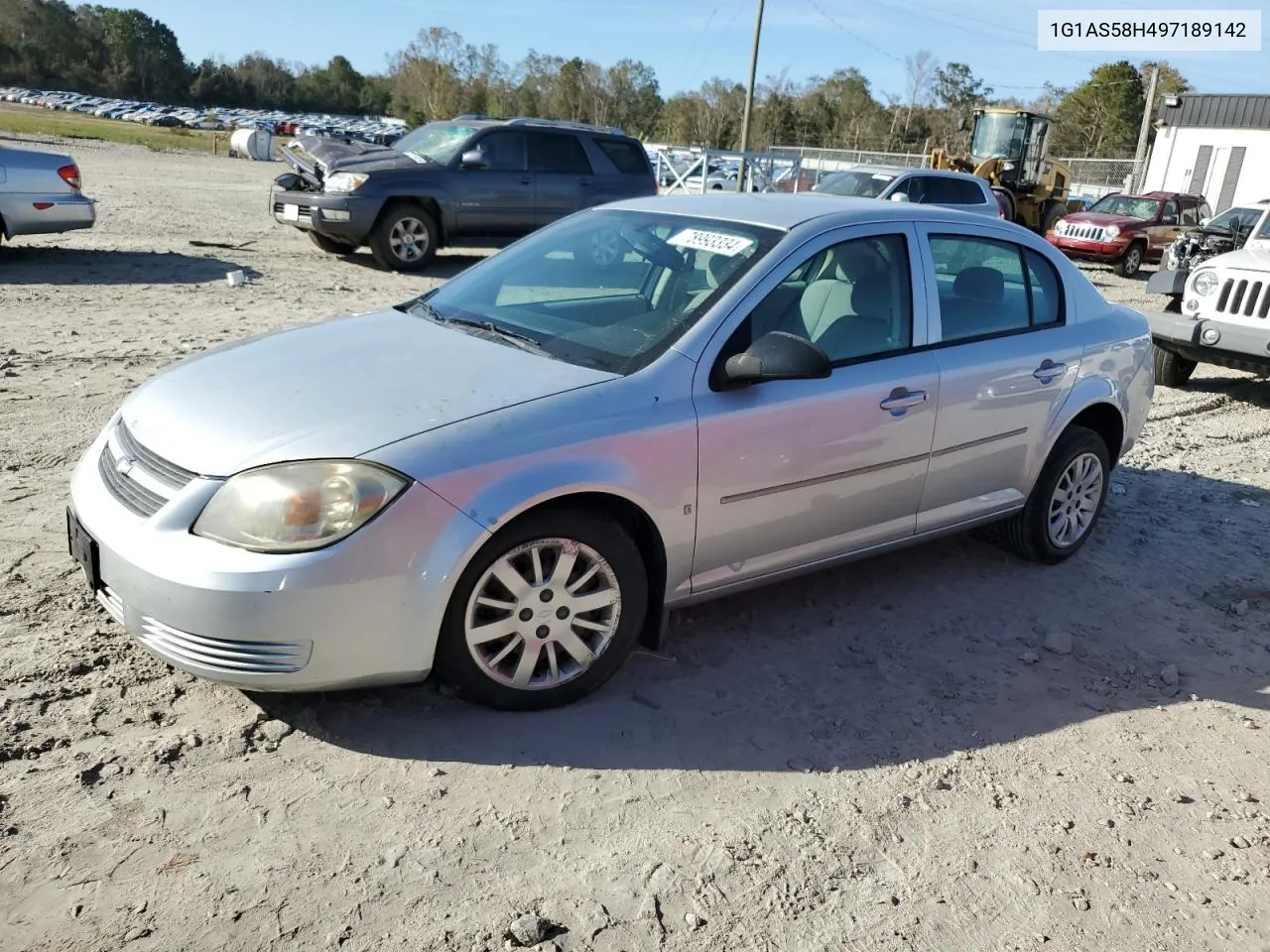 2009 Chevrolet Cobalt Ls VIN: 1G1AS58H497189142 Lot: 78993334