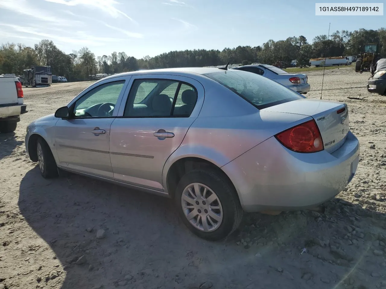 2009 Chevrolet Cobalt Ls VIN: 1G1AS58H497189142 Lot: 78993334