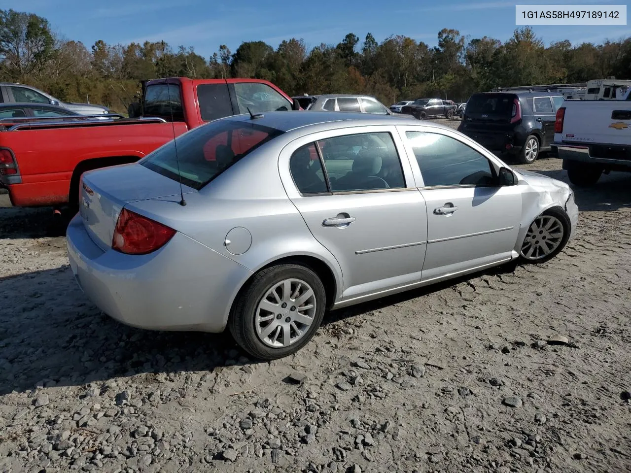 2009 Chevrolet Cobalt Ls VIN: 1G1AS58H497189142 Lot: 78993334