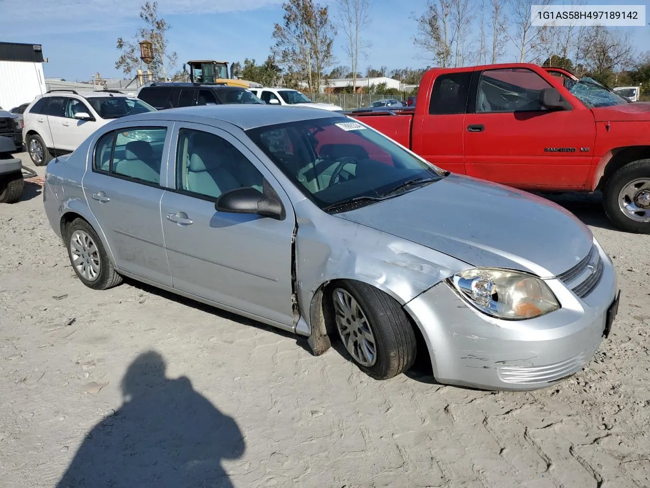 2009 Chevrolet Cobalt Ls VIN: 1G1AS58H497189142 Lot: 78993334