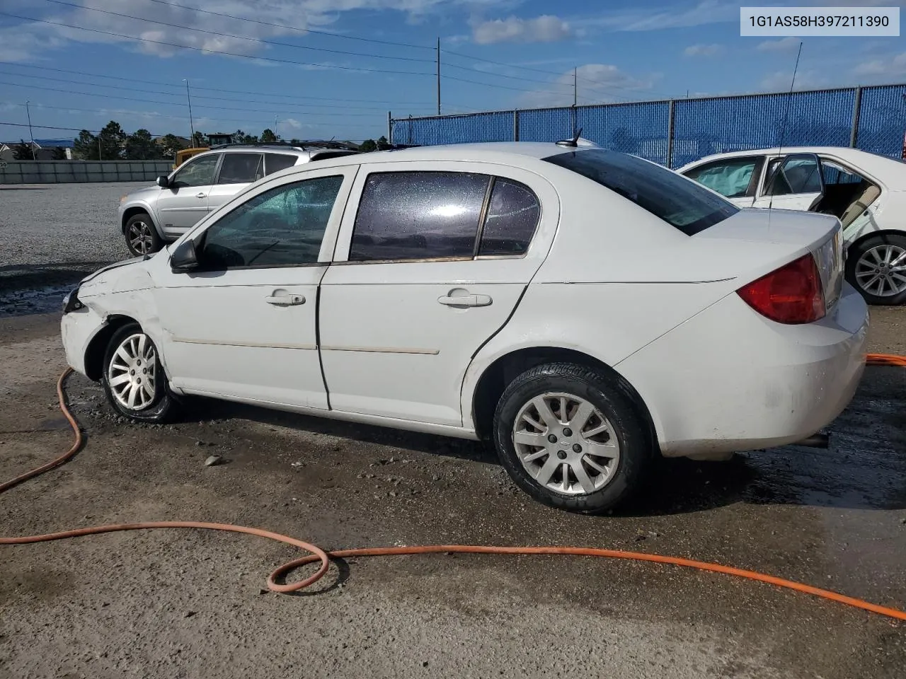 2009 Chevrolet Cobalt Ls VIN: 1G1AS58H397211390 Lot: 80382684