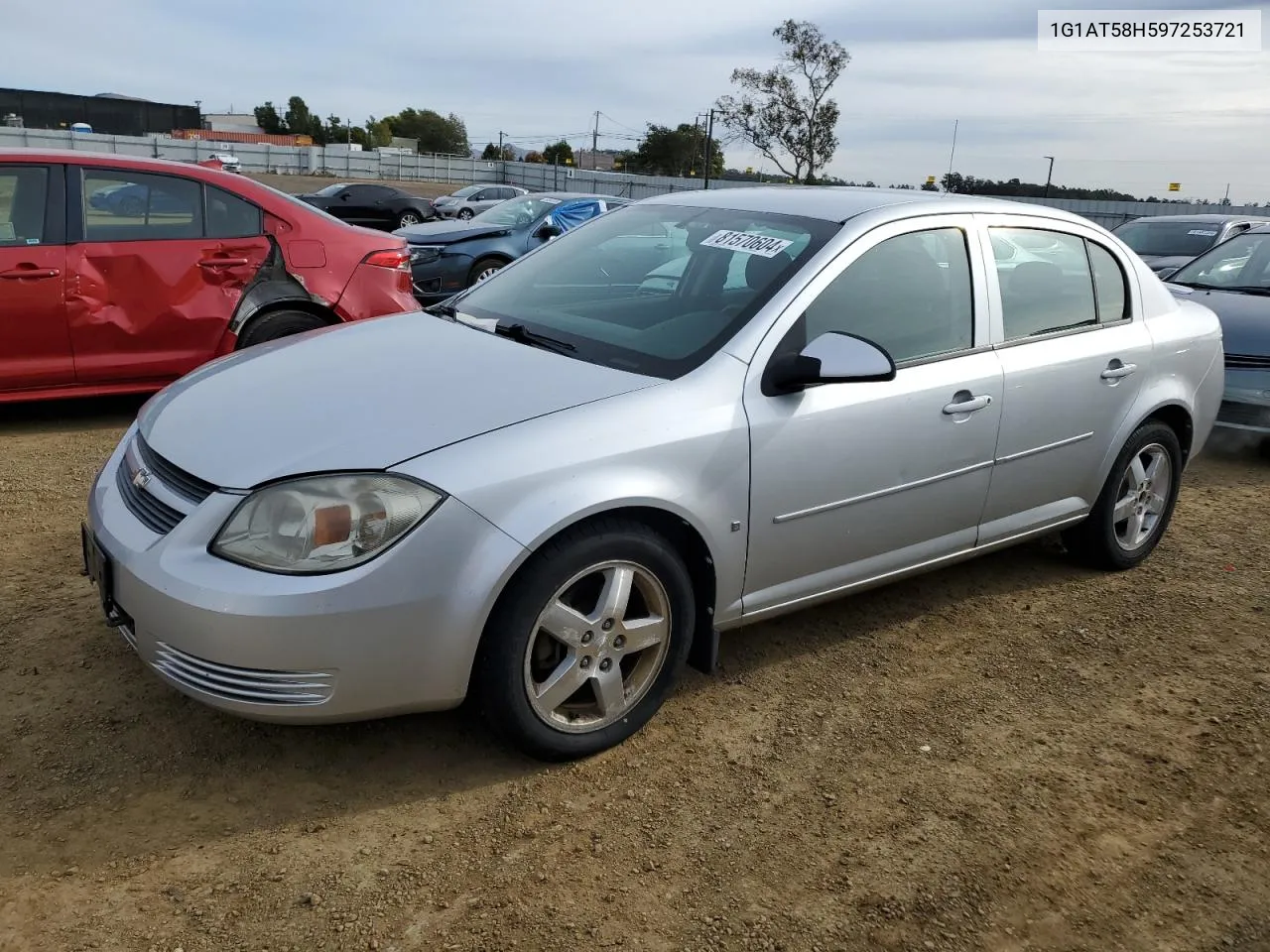 2009 Chevrolet Cobalt Lt VIN: 1G1AT58H597253721 Lot: 81570604