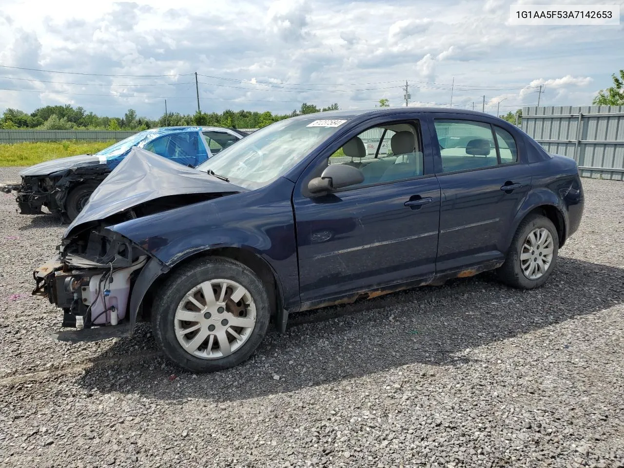 2010 Chevrolet Cobalt Ls VIN: 1G1AA5F53A7142653 Lot: 61237584