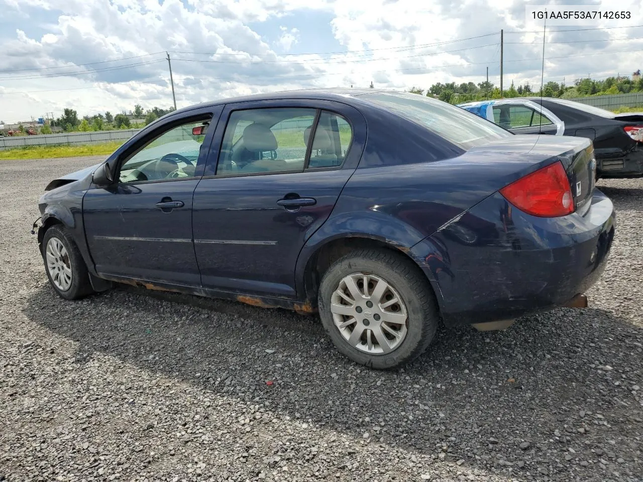 2010 Chevrolet Cobalt Ls VIN: 1G1AA5F53A7142653 Lot: 61237584