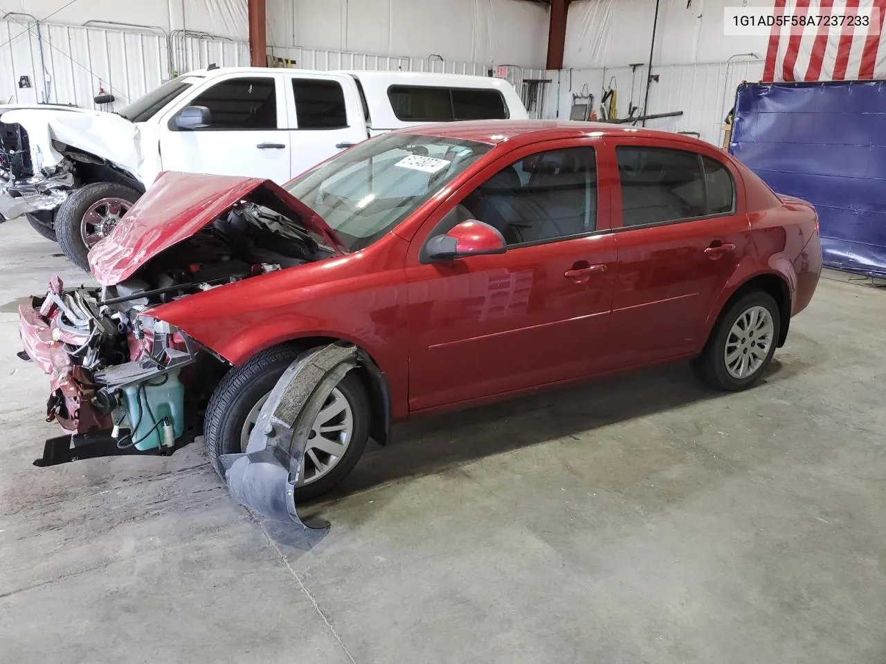 2010 Chevrolet Cobalt 1Lt VIN: 1G1AD5F58A7237233 Lot: 61248074