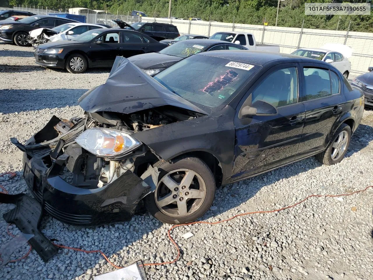 2010 Chevrolet Cobalt 2Lt VIN: 1G1AF5F53A7190655 Lot: 66729744