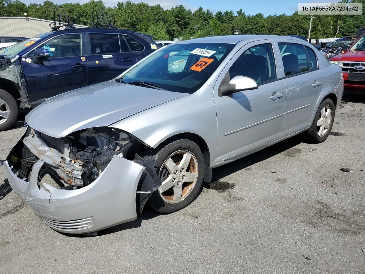 2010 Chevrolet Cobalt 2Lt VIN: 1G1AF5F5XA7204342 Lot: 67959864