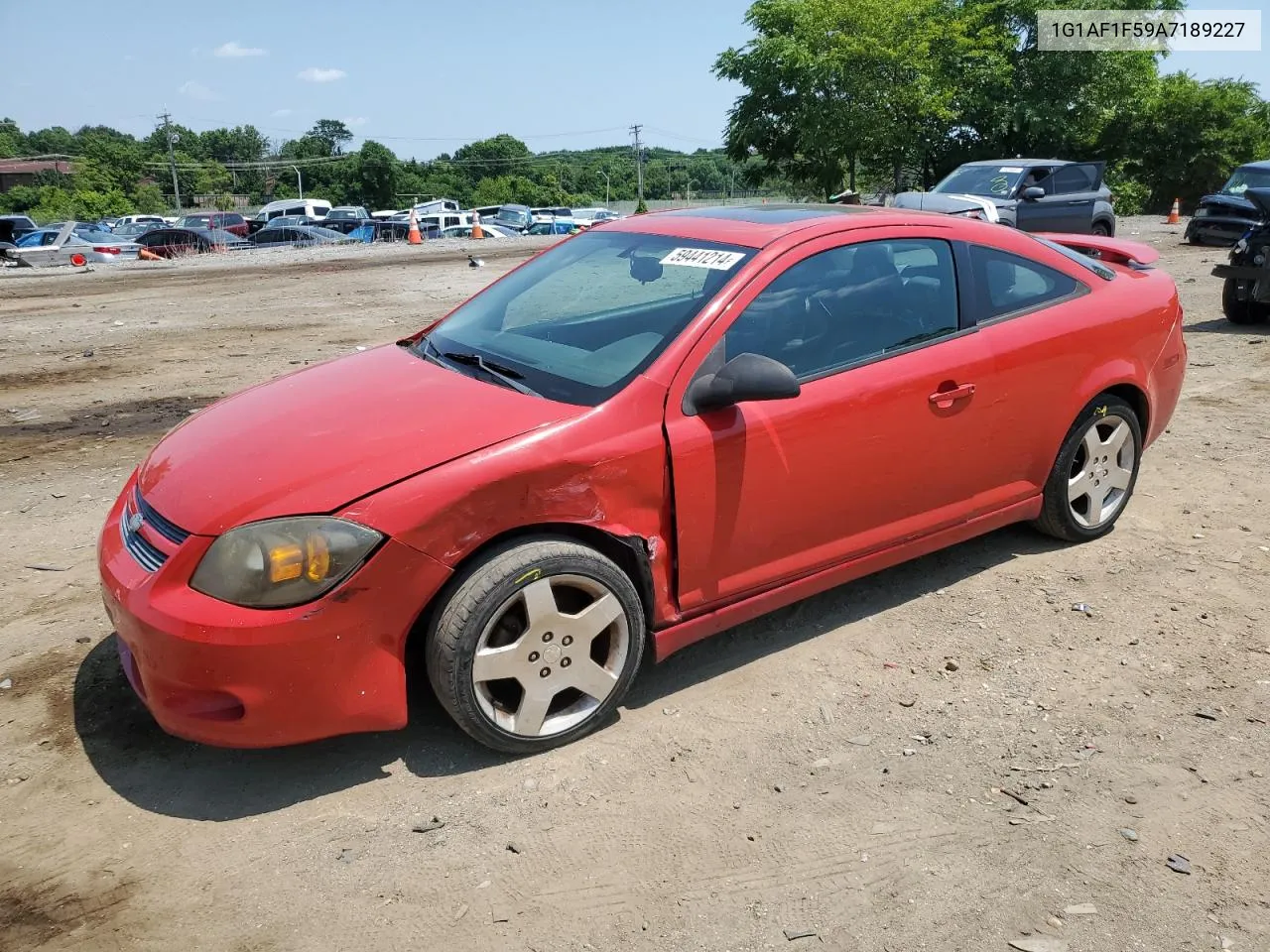 2010 Chevrolet Cobalt 2Lt VIN: 1G1AF1F59A7189227 Lot: 70429964