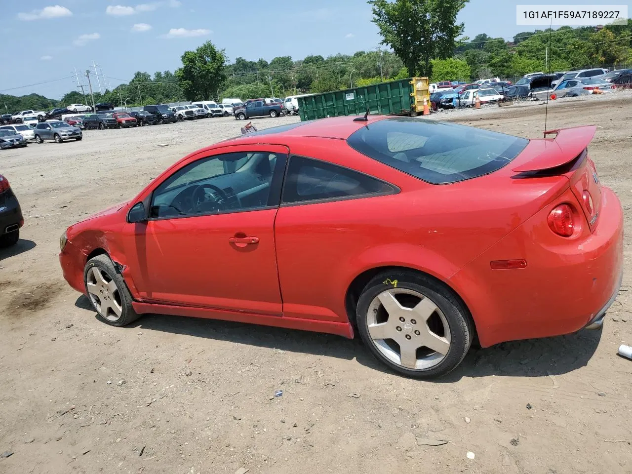 2010 Chevrolet Cobalt 2Lt VIN: 1G1AF1F59A7189227 Lot: 70429964