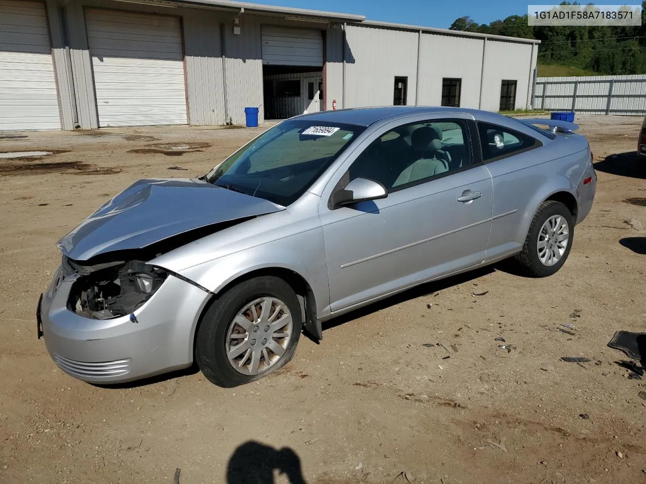 2010 Chevrolet Cobalt 1Lt VIN: 1G1AD1F58A7183571 Lot: 71659894