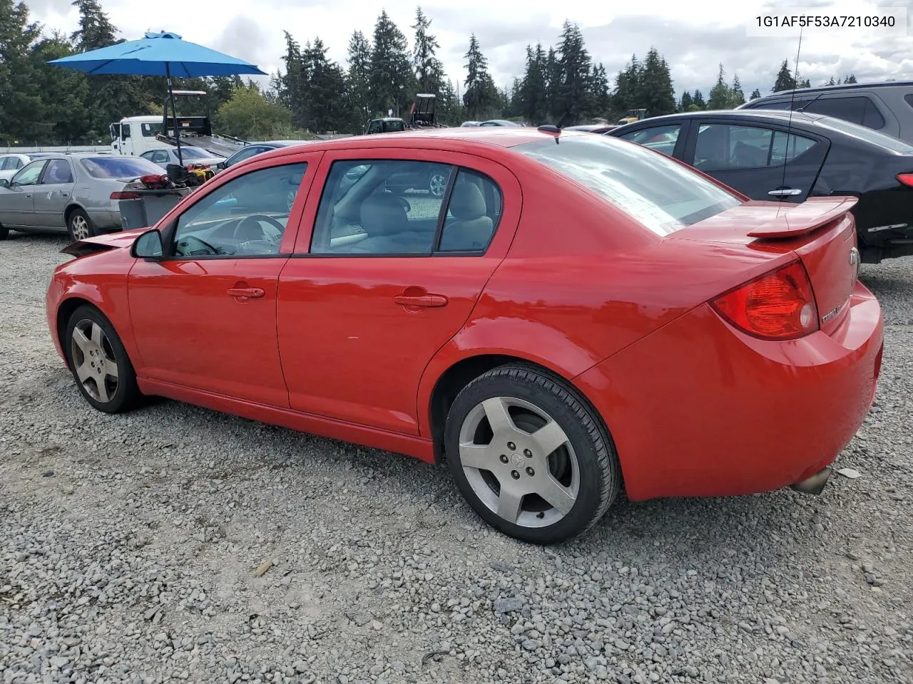 2010 Chevrolet Cobalt 2Lt VIN: 1G1AF5F53A7210340 Lot: 71683884