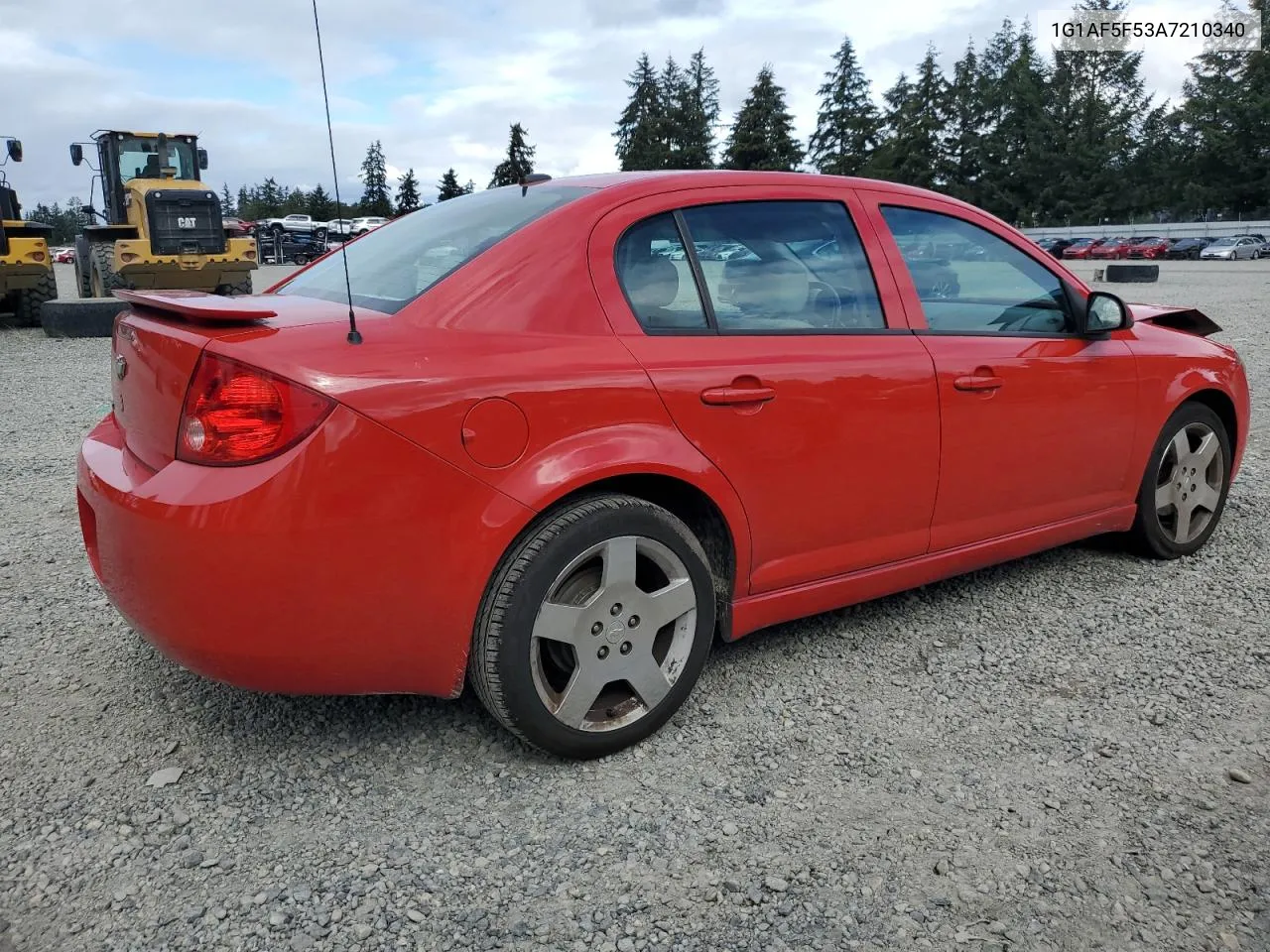 2010 Chevrolet Cobalt 2Lt VIN: 1G1AF5F53A7210340 Lot: 71683884