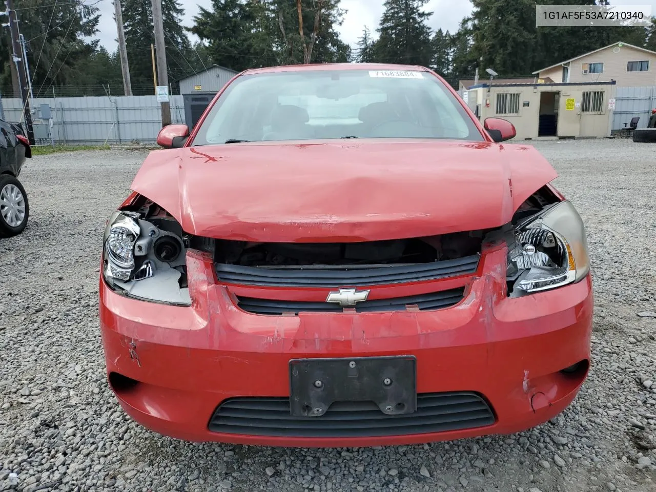 2010 Chevrolet Cobalt 2Lt VIN: 1G1AF5F53A7210340 Lot: 71683884