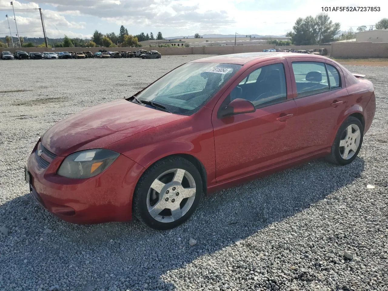 2010 Chevrolet Cobalt 2Lt VIN: 1G1AF5F52A7237853 Lot: 71815854