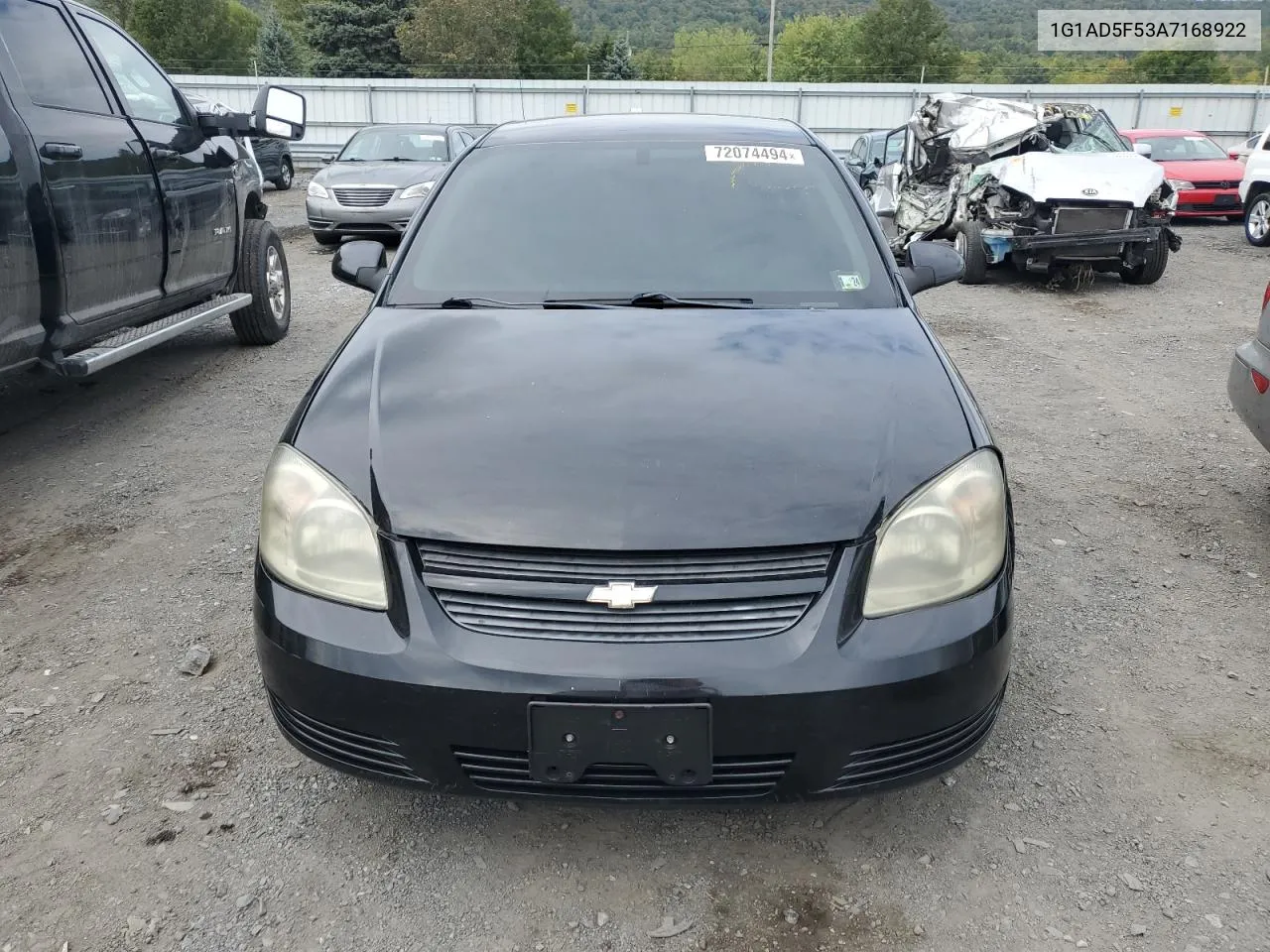 2010 Chevrolet Cobalt 1Lt VIN: 1G1AD5F53A7168922 Lot: 72074494