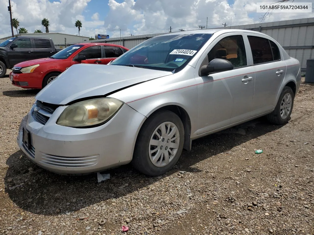 2010 Chevrolet Cobalt Ls VIN: 1G1AB5F59A7204344 Lot: 72444024