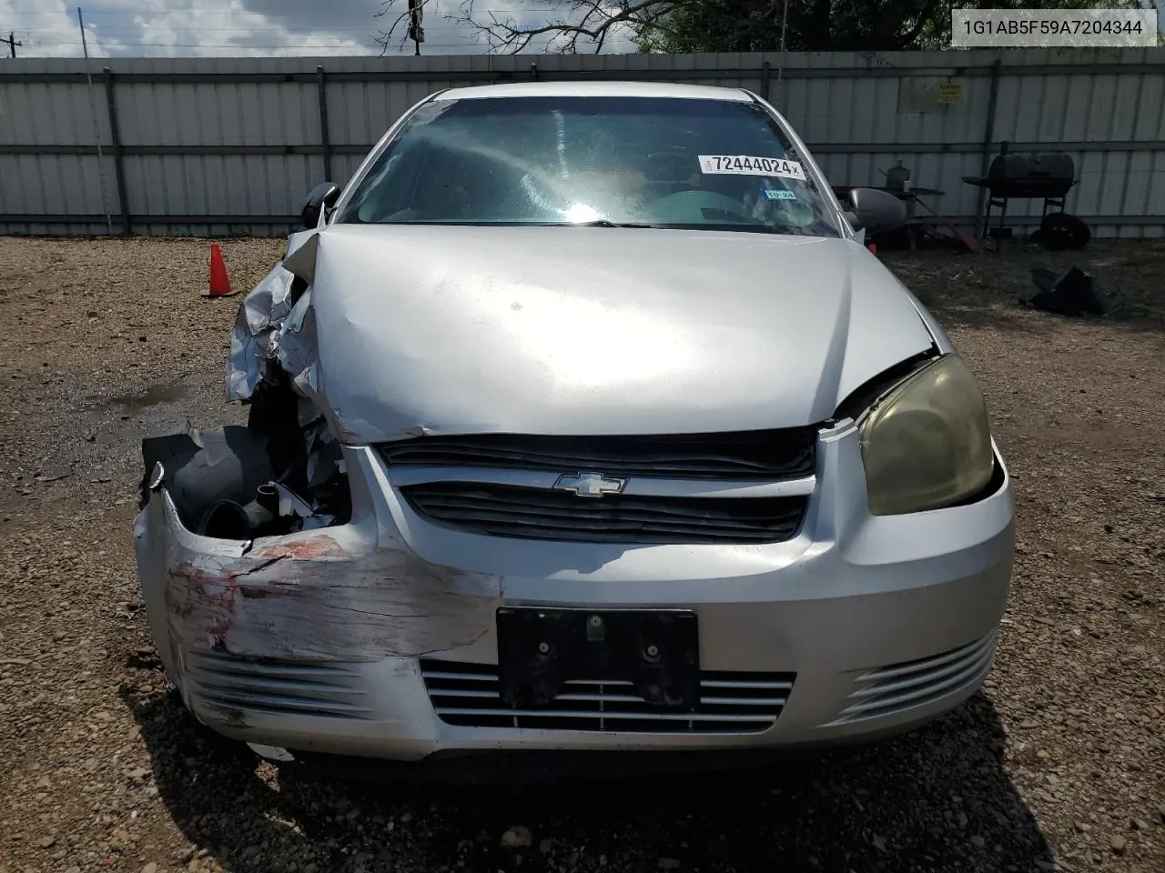 2010 Chevrolet Cobalt Ls VIN: 1G1AB5F59A7204344 Lot: 72444024