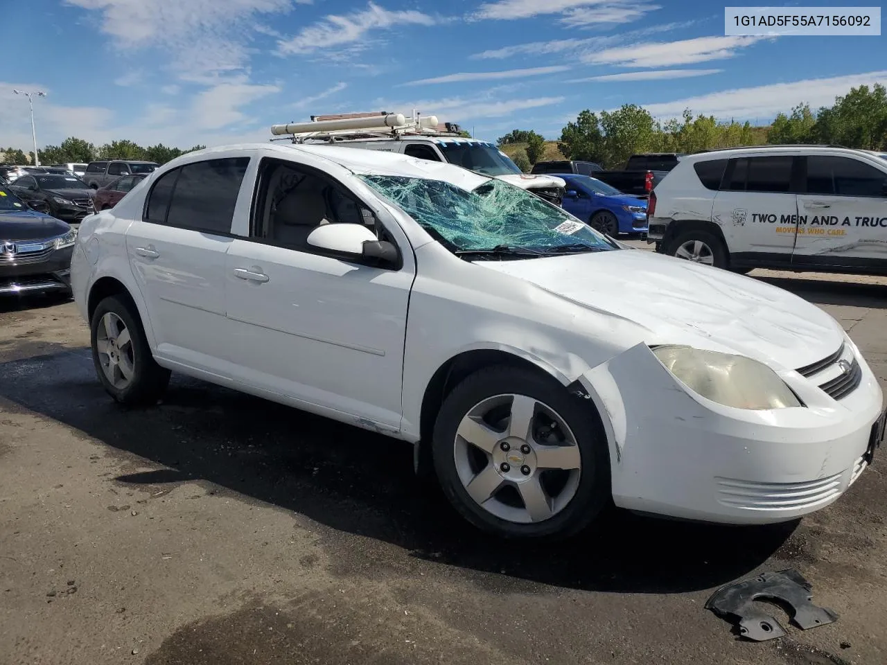 2010 Chevrolet Cobalt 1Lt VIN: 1G1AD5F55A7156092 Lot: 72545994