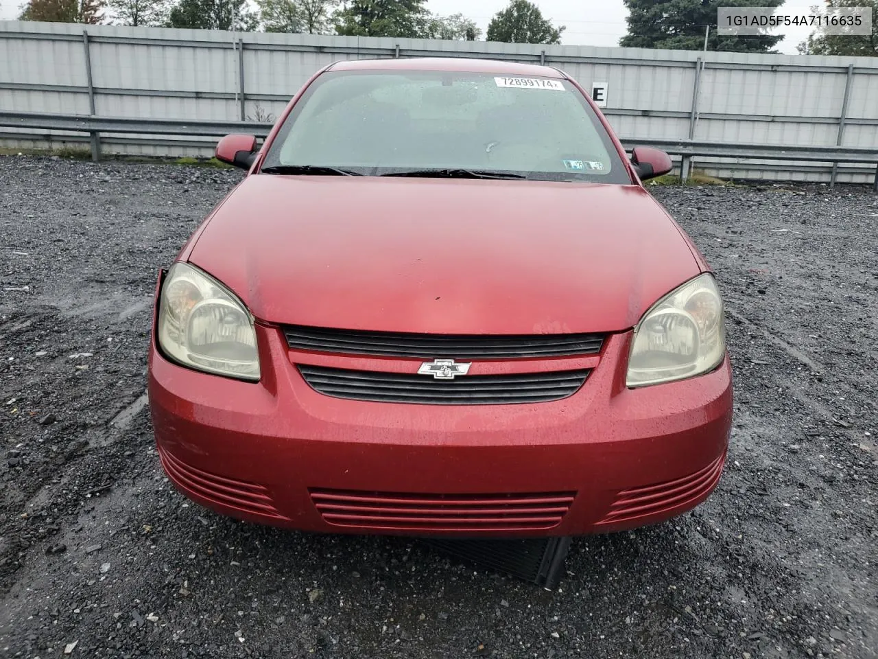 2010 Chevrolet Cobalt 1Lt VIN: 1G1AD5F54A7116635 Lot: 72899174