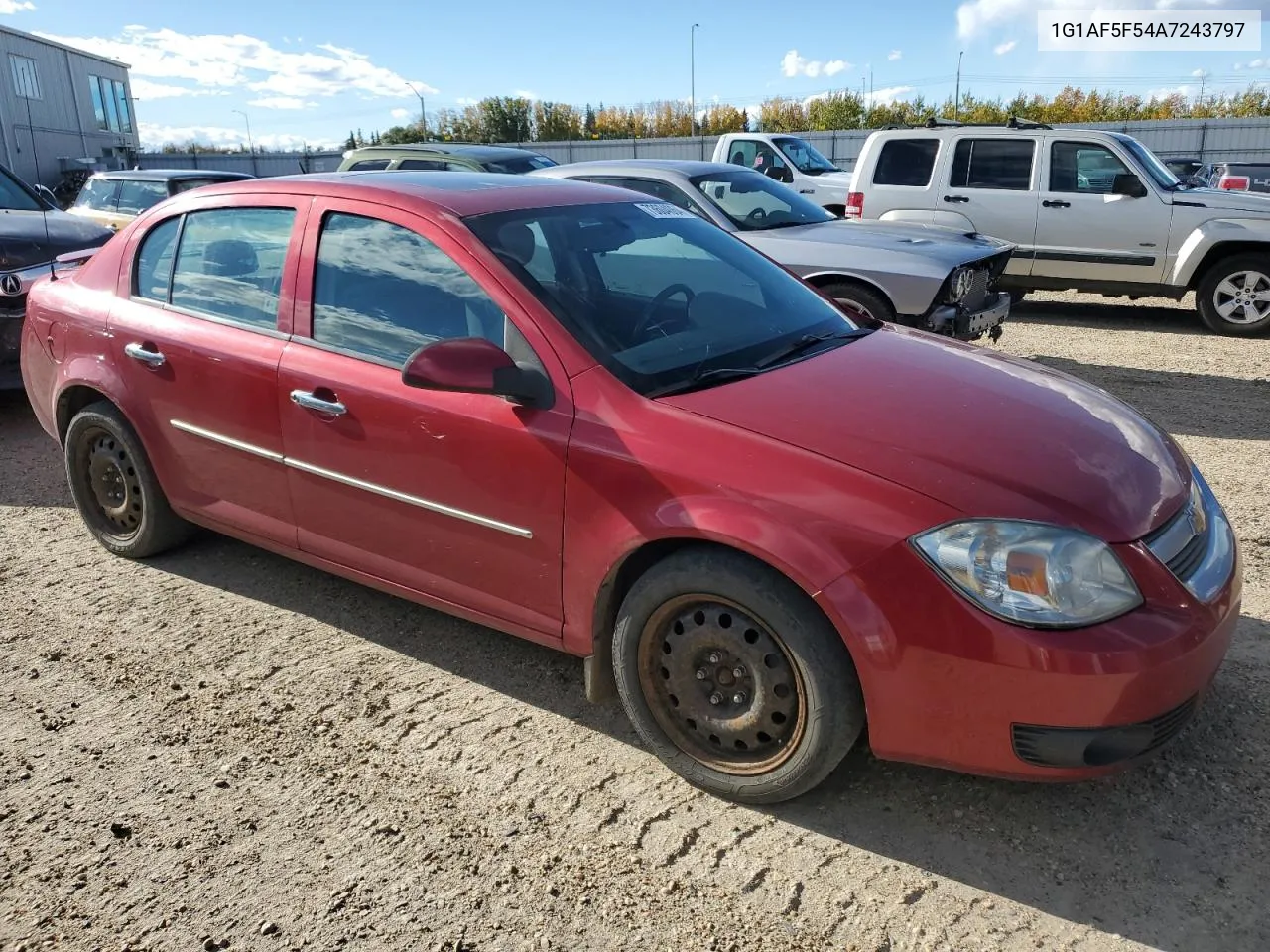 2010 Chevrolet Cobalt 2Lt VIN: 1G1AF5F54A7243797 Lot: 73604064