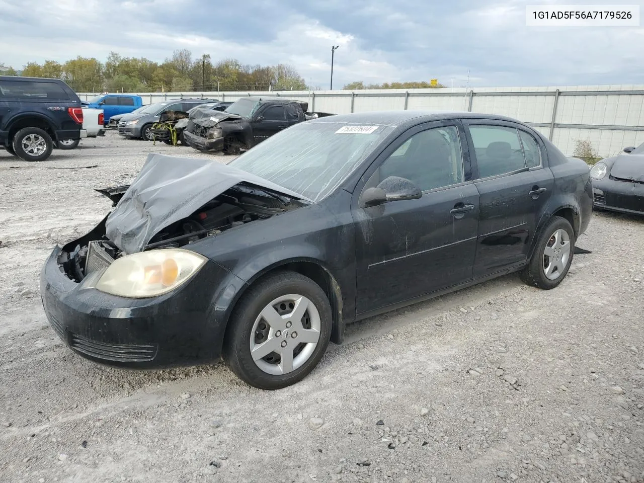 2010 Chevrolet Cobalt 1Lt VIN: 1G1AD5F56A7179526 Lot: 75322604