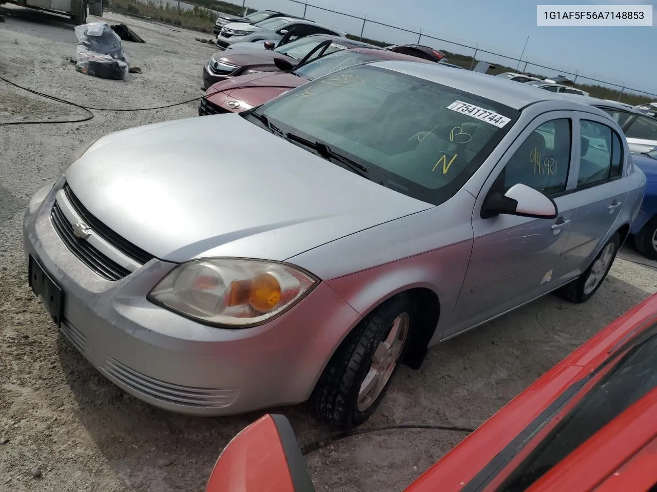 2010 Chevrolet Cobalt 2Lt VIN: 1G1AF5F56A7148853 Lot: 75417744