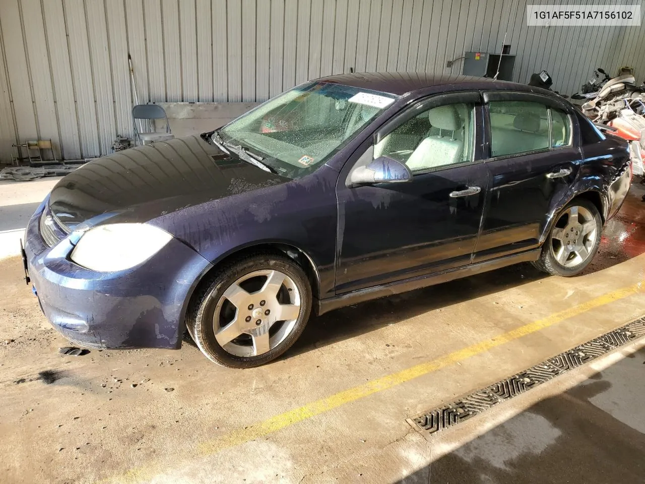 2010 Chevrolet Cobalt 2Lt VIN: 1G1AF5F51A7156102 Lot: 76135254