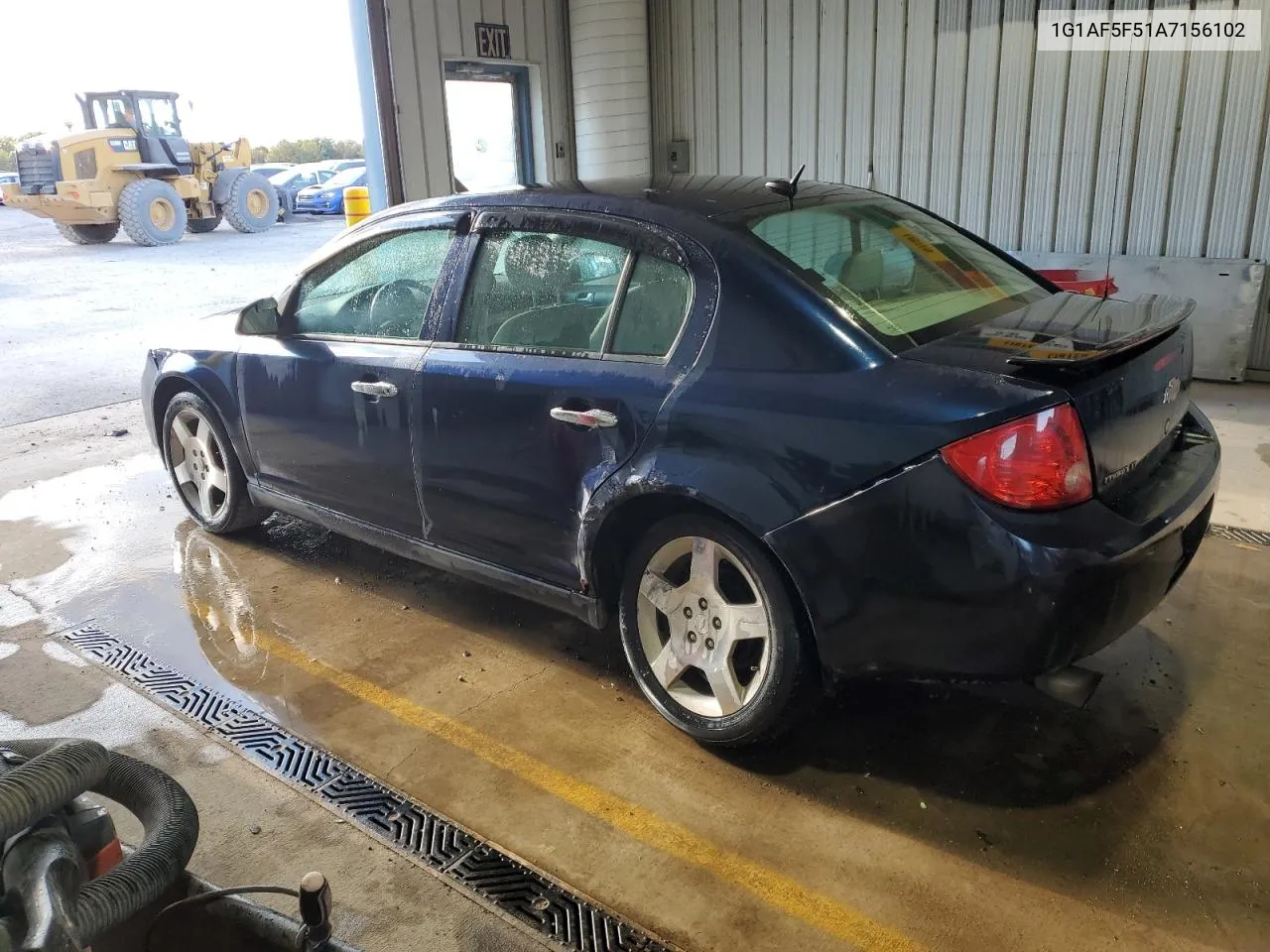 2010 Chevrolet Cobalt 2Lt VIN: 1G1AF5F51A7156102 Lot: 76135254