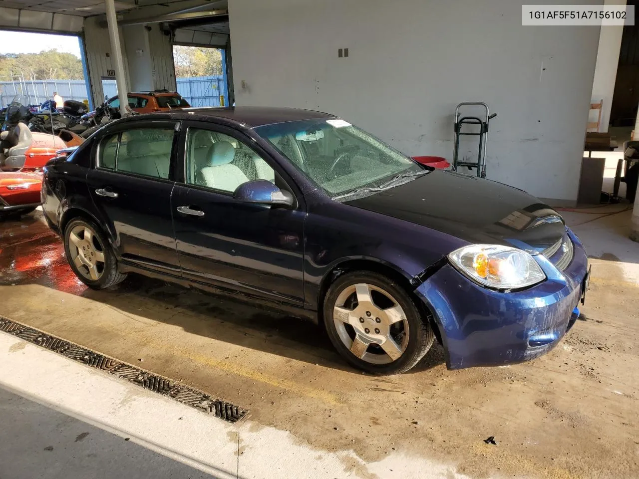 2010 Chevrolet Cobalt 2Lt VIN: 1G1AF5F51A7156102 Lot: 76135254