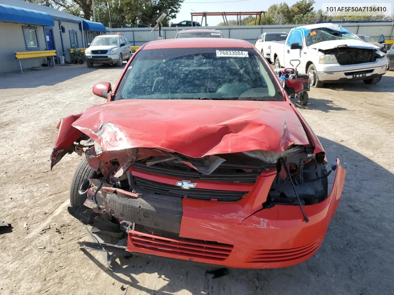 2010 Chevrolet Cobalt 2Lt VIN: 1G1AF5F50A7136410 Lot: 76833084