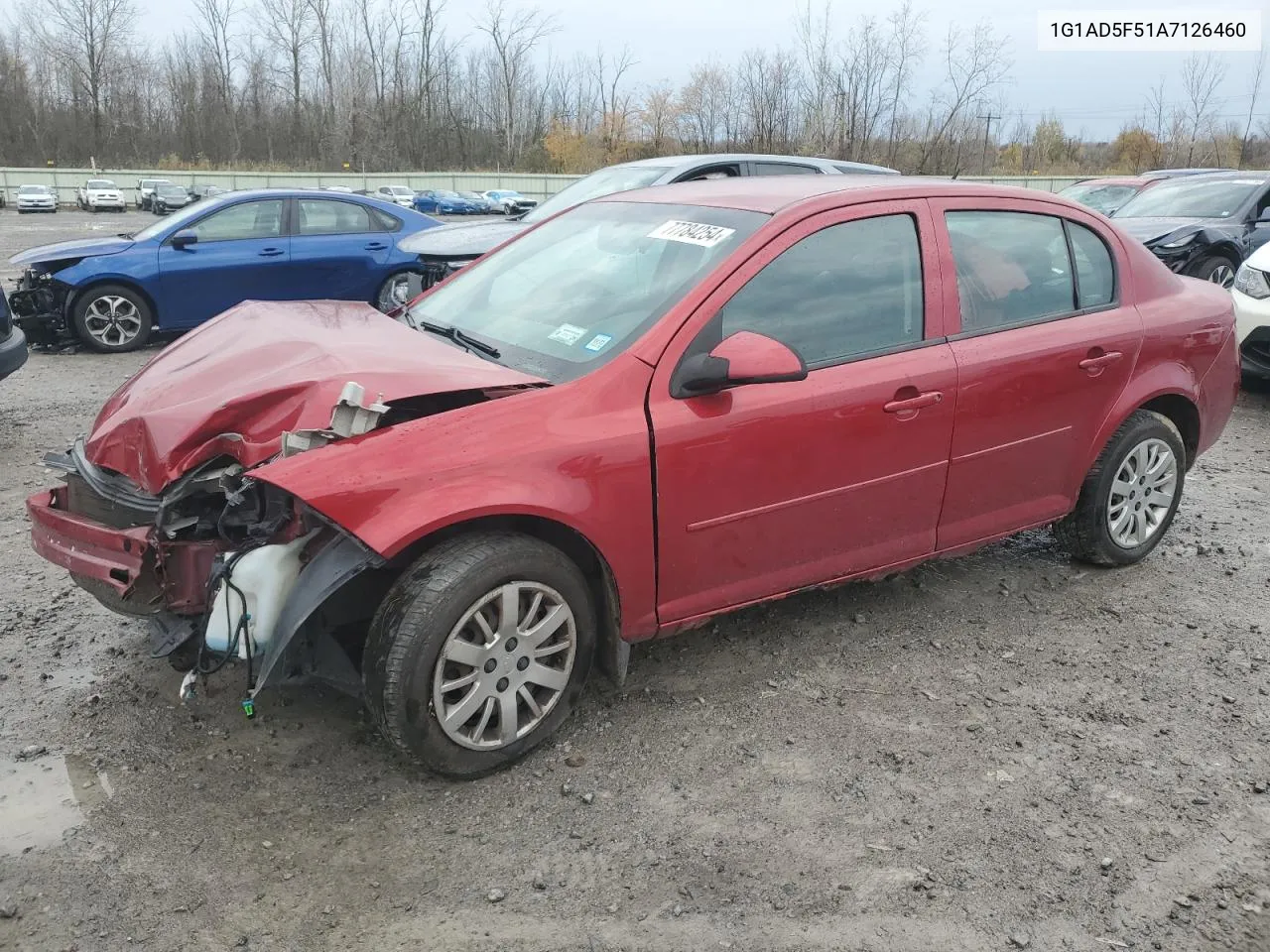 2010 Chevrolet Cobalt 1Lt VIN: 1G1AD5F51A7126460 Lot: 77784254