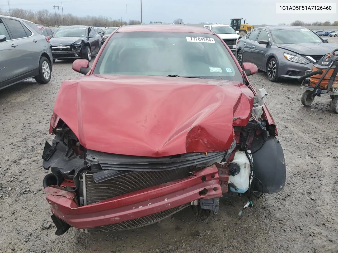 2010 Chevrolet Cobalt 1Lt VIN: 1G1AD5F51A7126460 Lot: 77784254