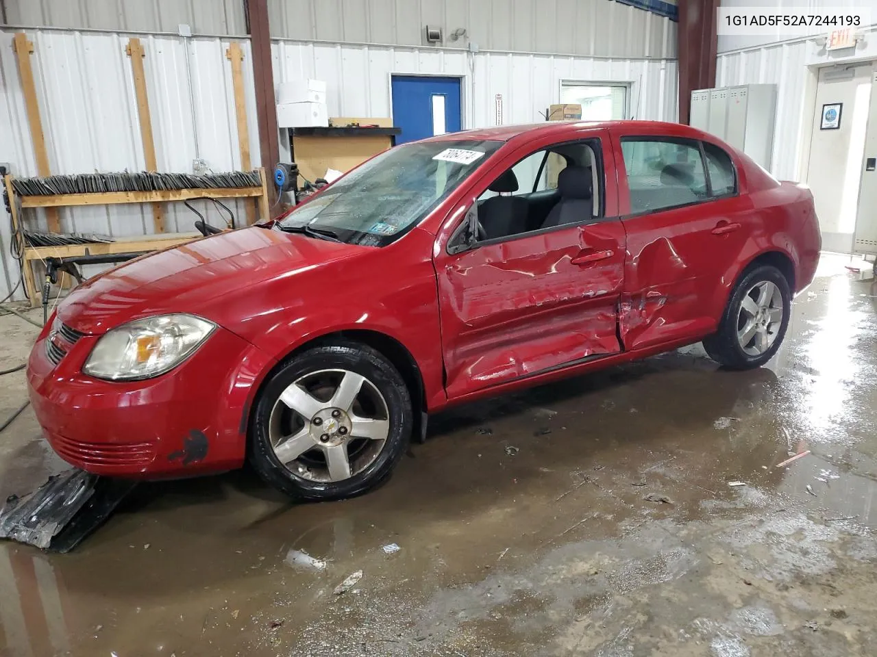 2010 Chevrolet Cobalt 1Lt VIN: 1G1AD5F52A7244193 Lot: 78064774