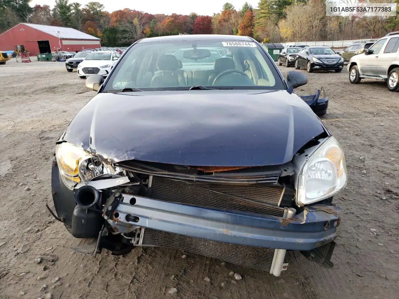 2010 Chevrolet Cobalt Ls VIN: 1G1AB5F53A7177383 Lot: 78588744